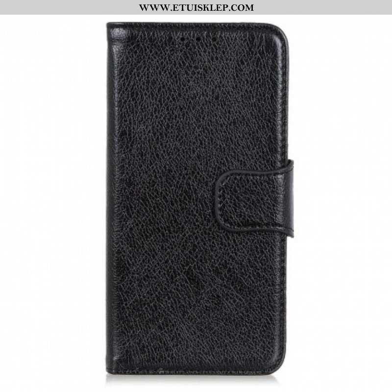 Etui Folio do Xiaomi Redmi Note 10 5G Dwoina Skóry Nappa